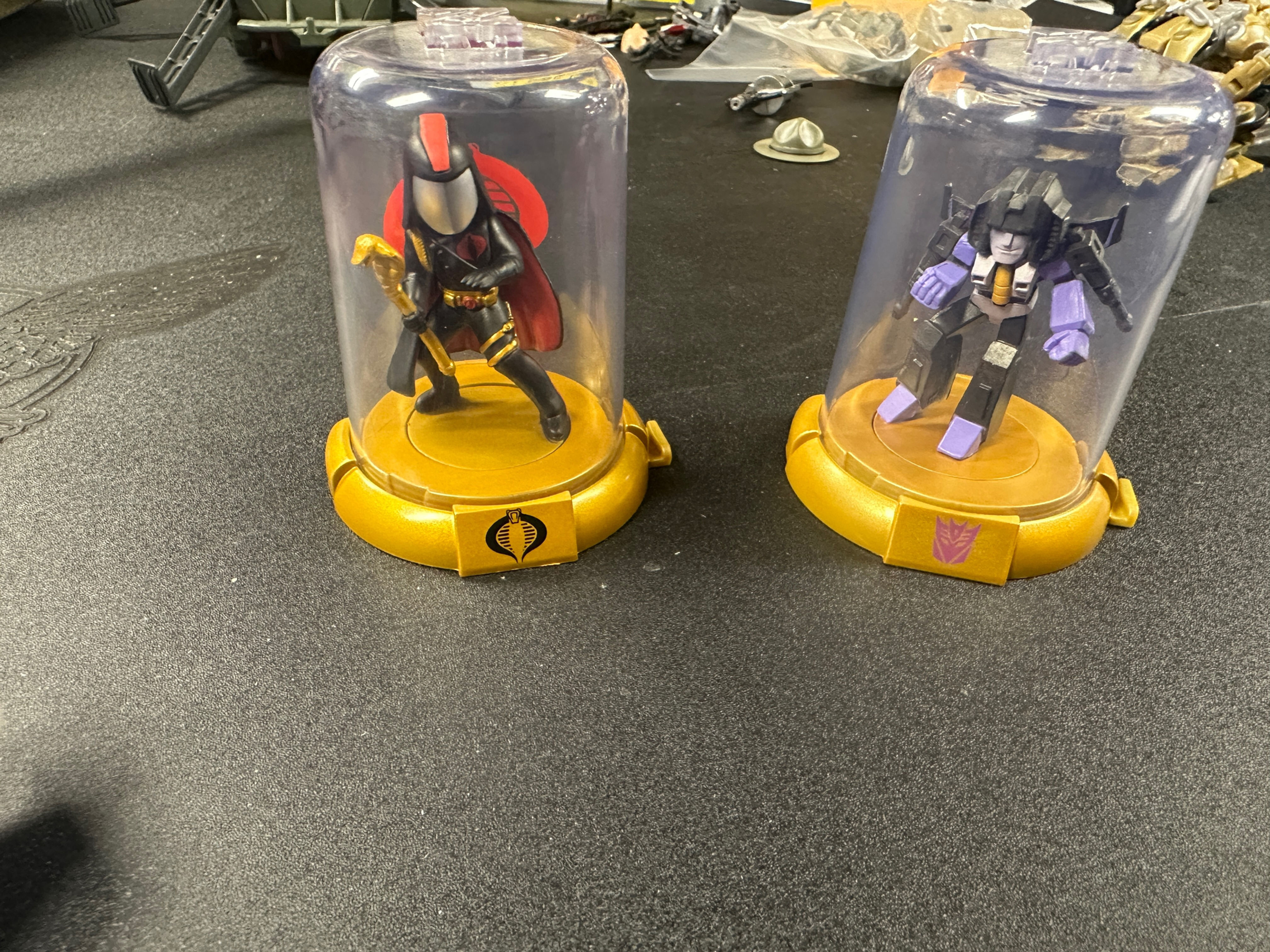 Set 2 DOMEZ Cobra Commander and Thundercracker CHASE 2021 black variants