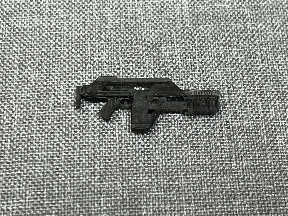 Thumbnail: G.I. Joe ARAH 3 3/4" Scale Figure Weapons Accessories Pulse Rifle Resin