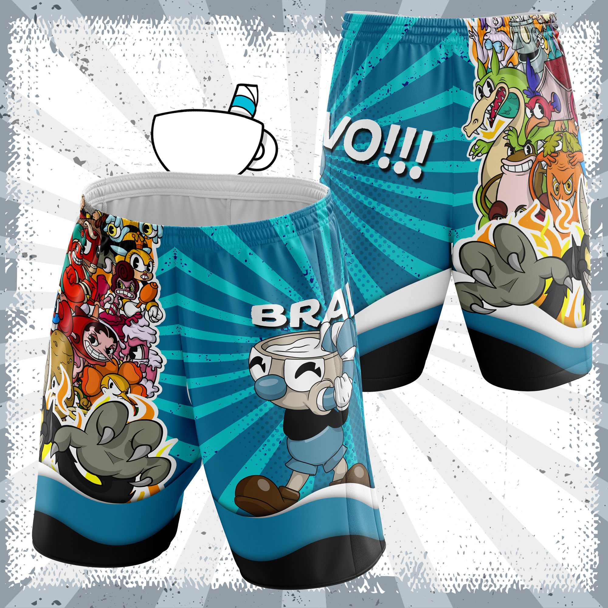 PANTALONCINO THE BLUE MUG