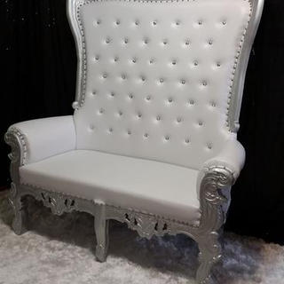 SILVER LOVE SEAT