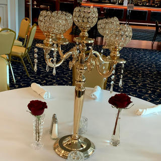 Gold candelabra 10 available
