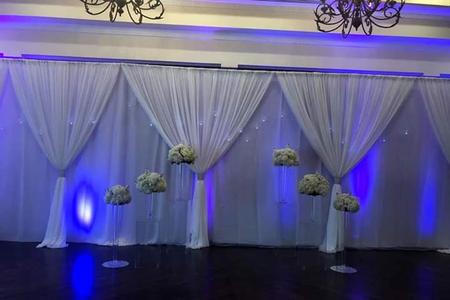 Double panel drapes