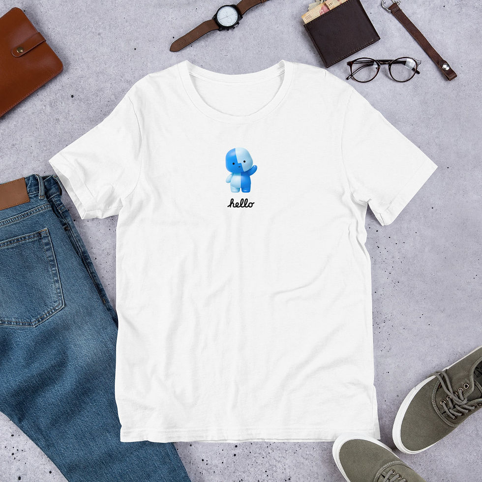 Thumbnail: Lil Finder Guy — He Found His Way Onto Your Chest Unisex t-shirt