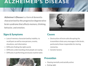 Understanding Alzheimer's Disease