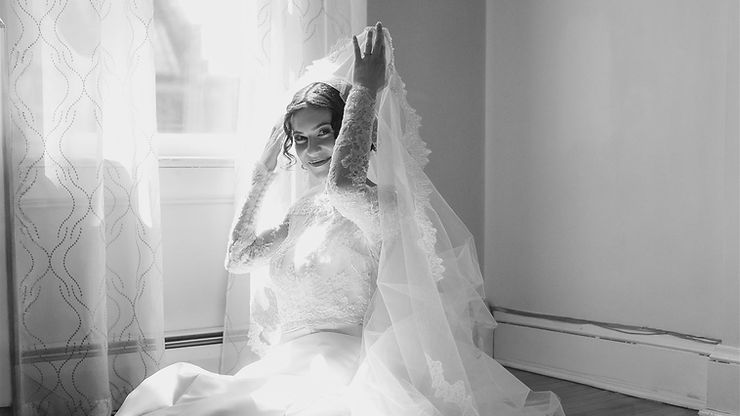 Bridal hair styling