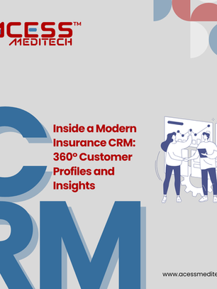 Inside a Modern Insurance CRM: 360° Customer Profiles and Insights
