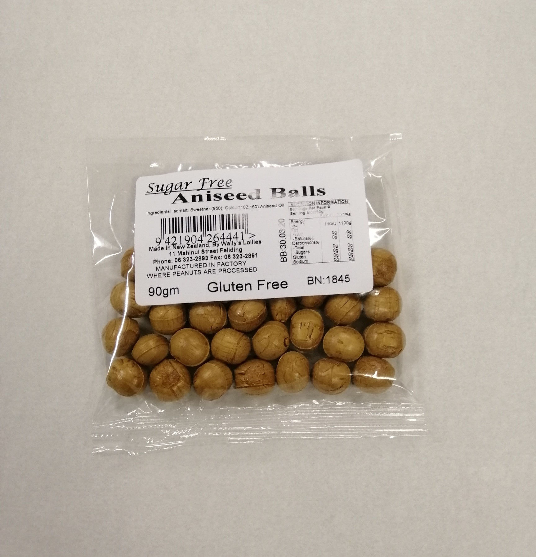 Sugar Free Aniseed Balls 90g