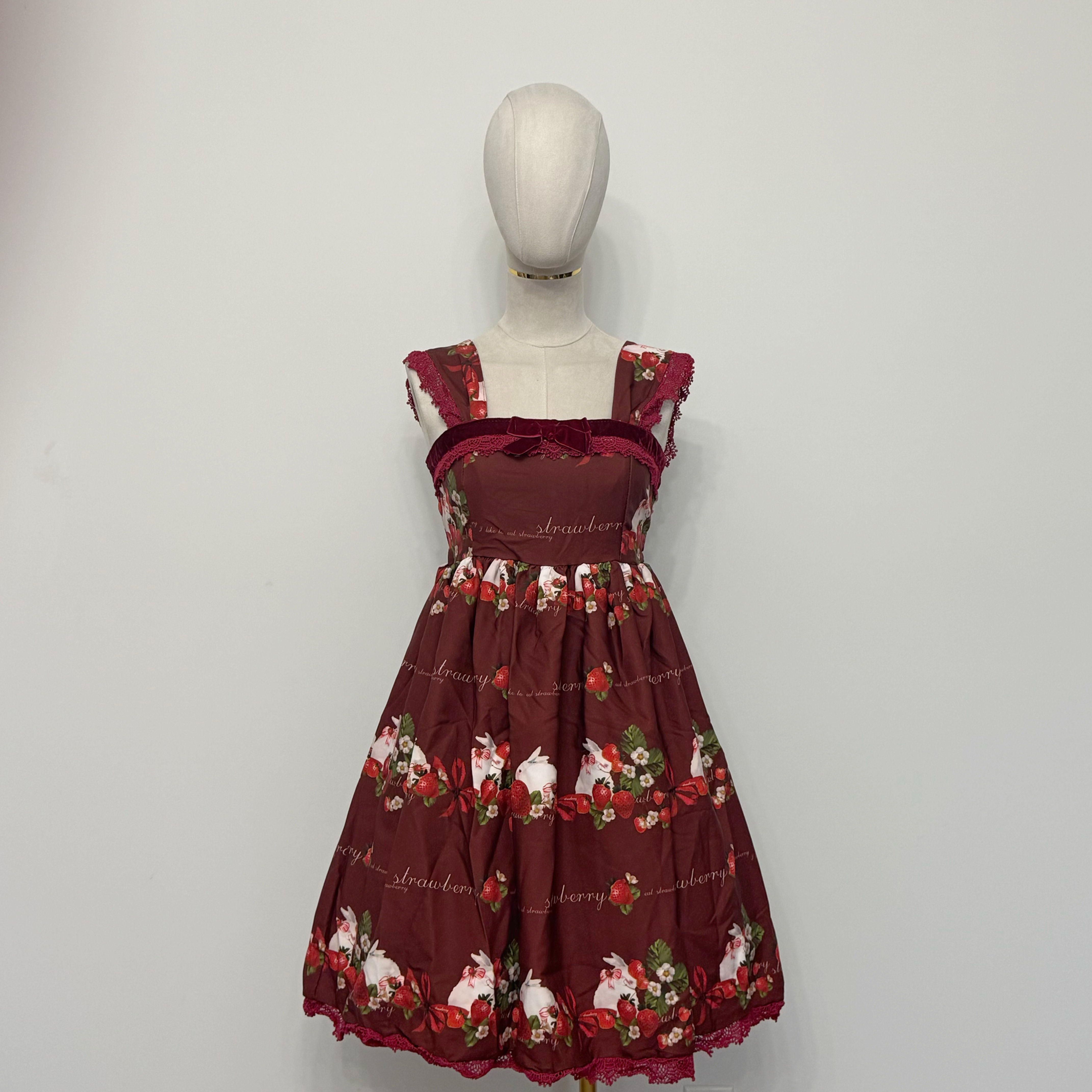 Sleep Doll - Rabbit and Strawberry Lover JSK Dress