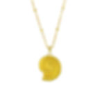 Spiral Shell + Bead Cable Necklace