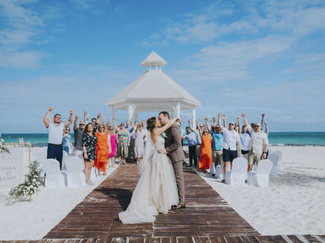 Majestic Elegance Costa Mujeres Wedding in Mexico: Sara & Jason