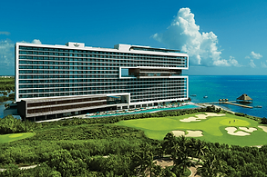 Dreams Vista Cancun Mexico Wedding Aerial
