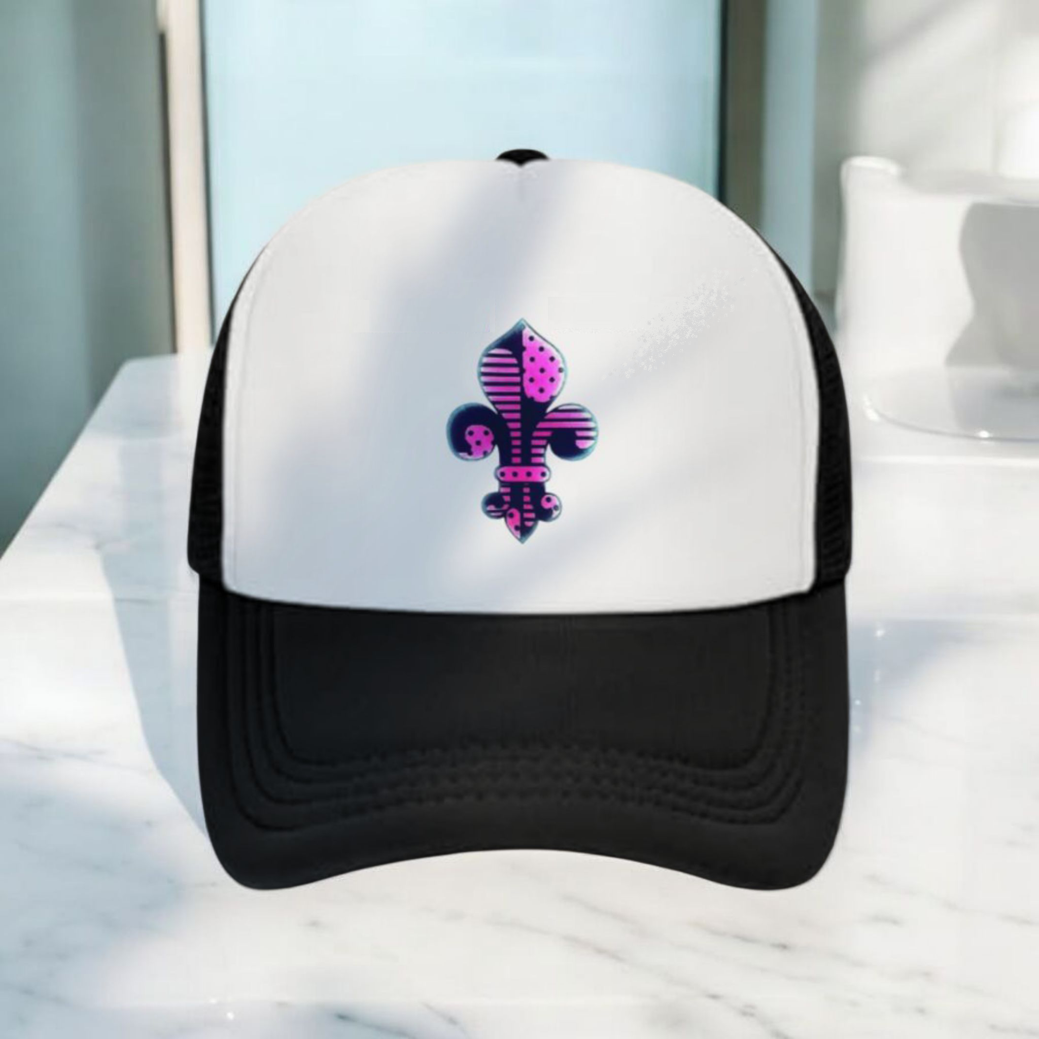 Fleur-de-Lis Pret-a-Porter Trucker Hat