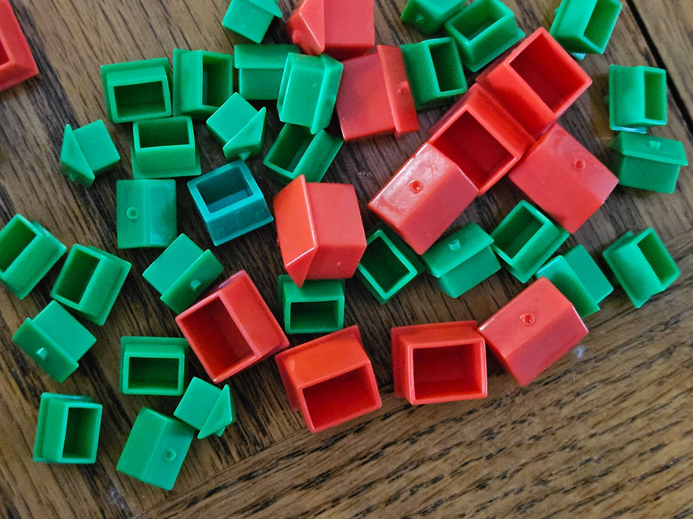 Thumbnail: Monopoly Replacement Pieces - House and Hotel Sets