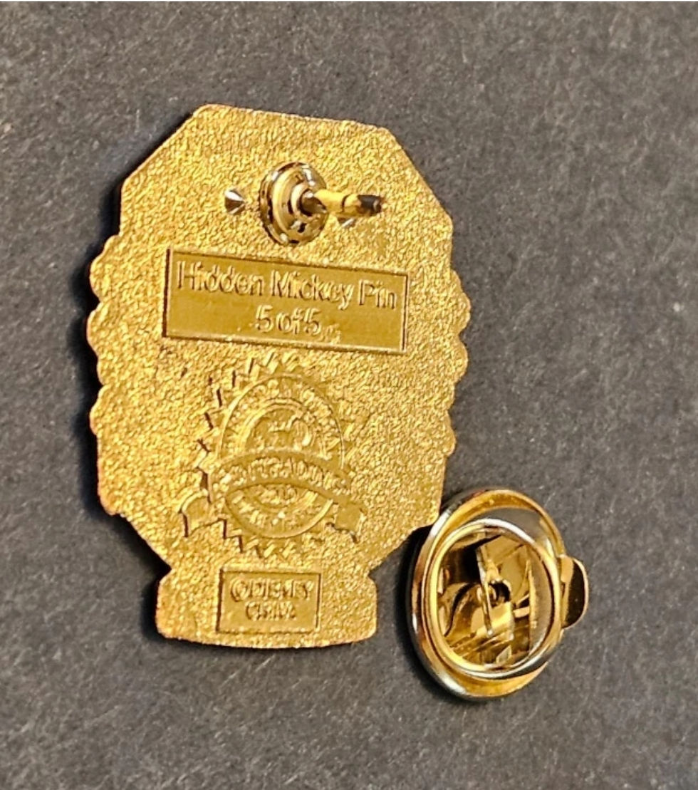 Thumbnail: WDW 2010 Hidden Mickey Series Past Attractions Butler Robot Disney Pin 5 of 5