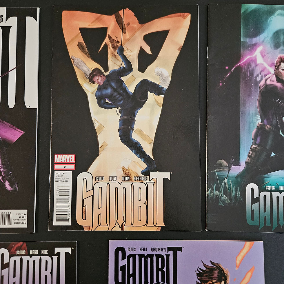 Thumbnail: 2012 Gambit Marvel Comics Lot of (5) Comic Books Gambit 1, 2 , 3, 5, 6