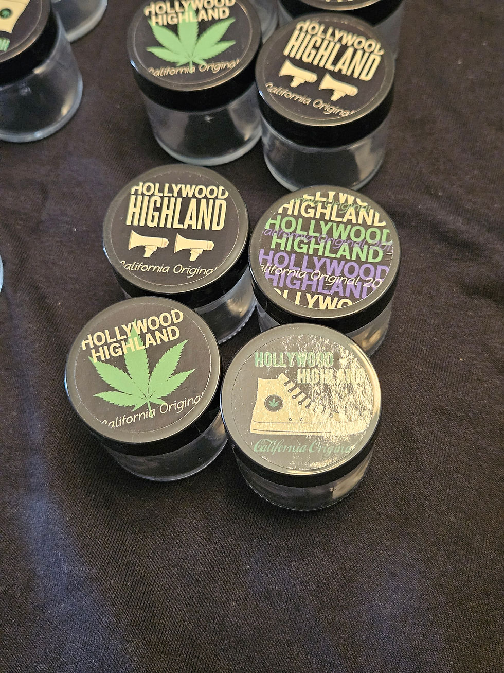 Thumbnail: Hollywood Highland 4 Jar Set - 4 Unique Jars 3 Oz each