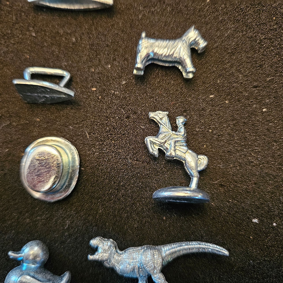 Thumbnail: Monopoly Replacement Pieces - Game Pieces and Pewter Figurines