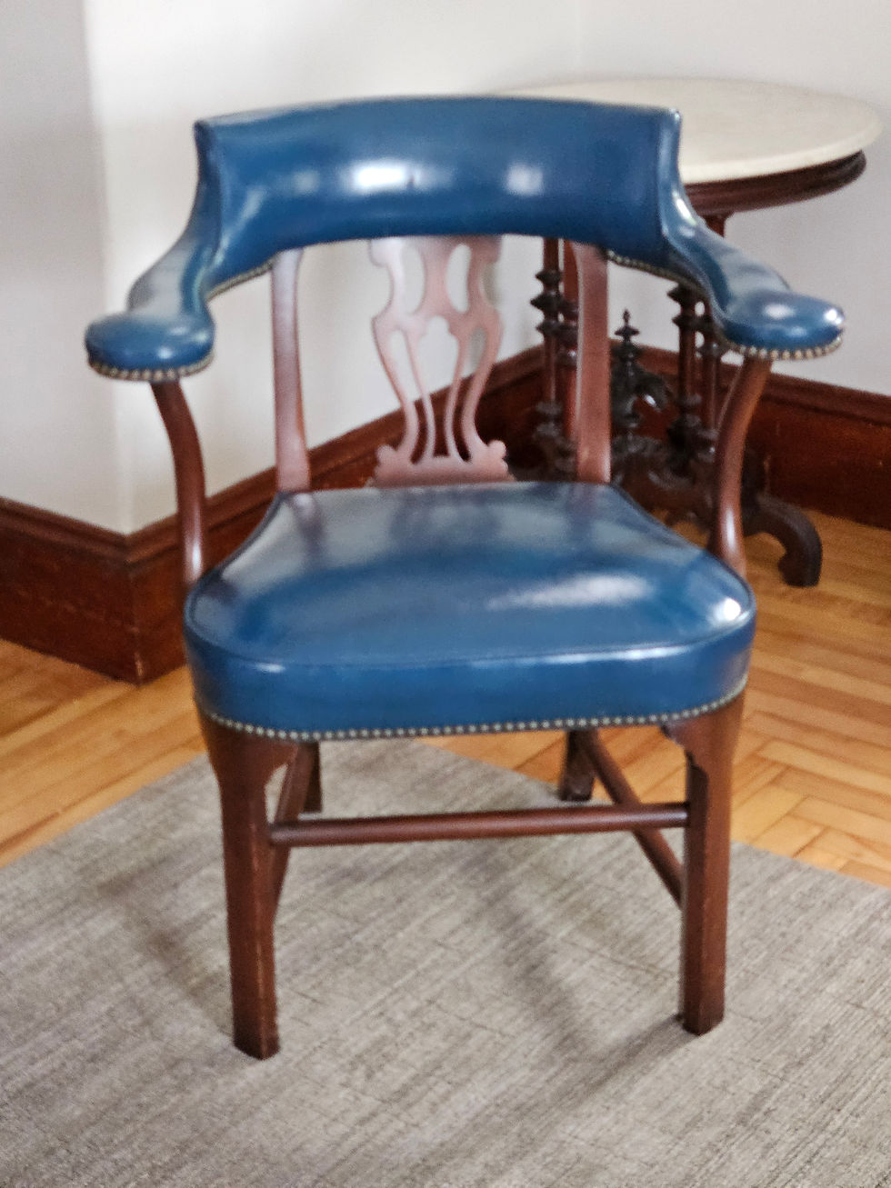 Thumbnail: Mid Century Bankers Chair Williamsburg by Kittenger Buffalo NY
