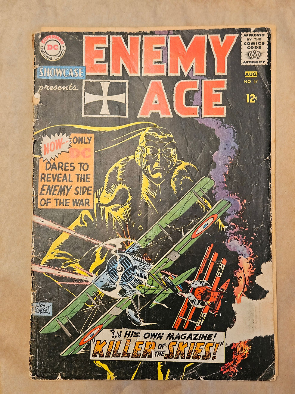 Thumbnail: Enemy Ace #57 August 1966 DC Superman National Comics Showcase Joe Kubert Cover