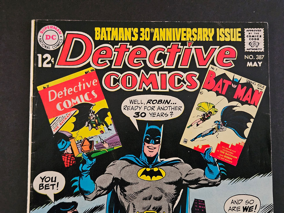 Thumbnail: 1969 Detective Comics #387 Batman 30th Anniversary Cover 12 Cents DC