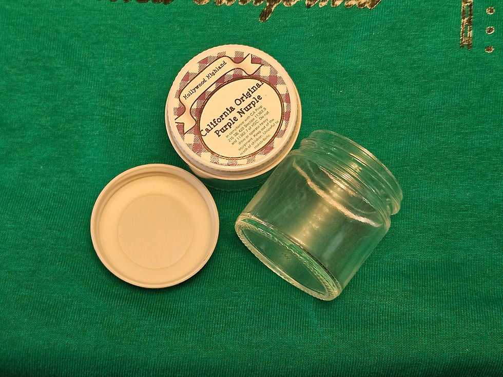 Thumbnail: Hollywood Highland 2 Jar Set - 2 Unique Jam Jars 3Oz each