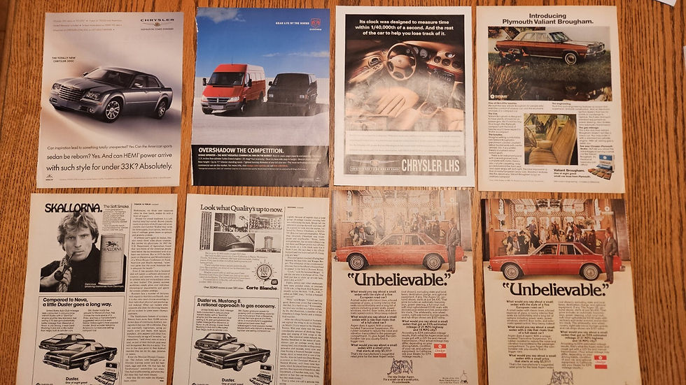 Thumbnail: 70 Chrysler Dodge Jeep Plymouth Car And Truck Print Ads 1970s-Now