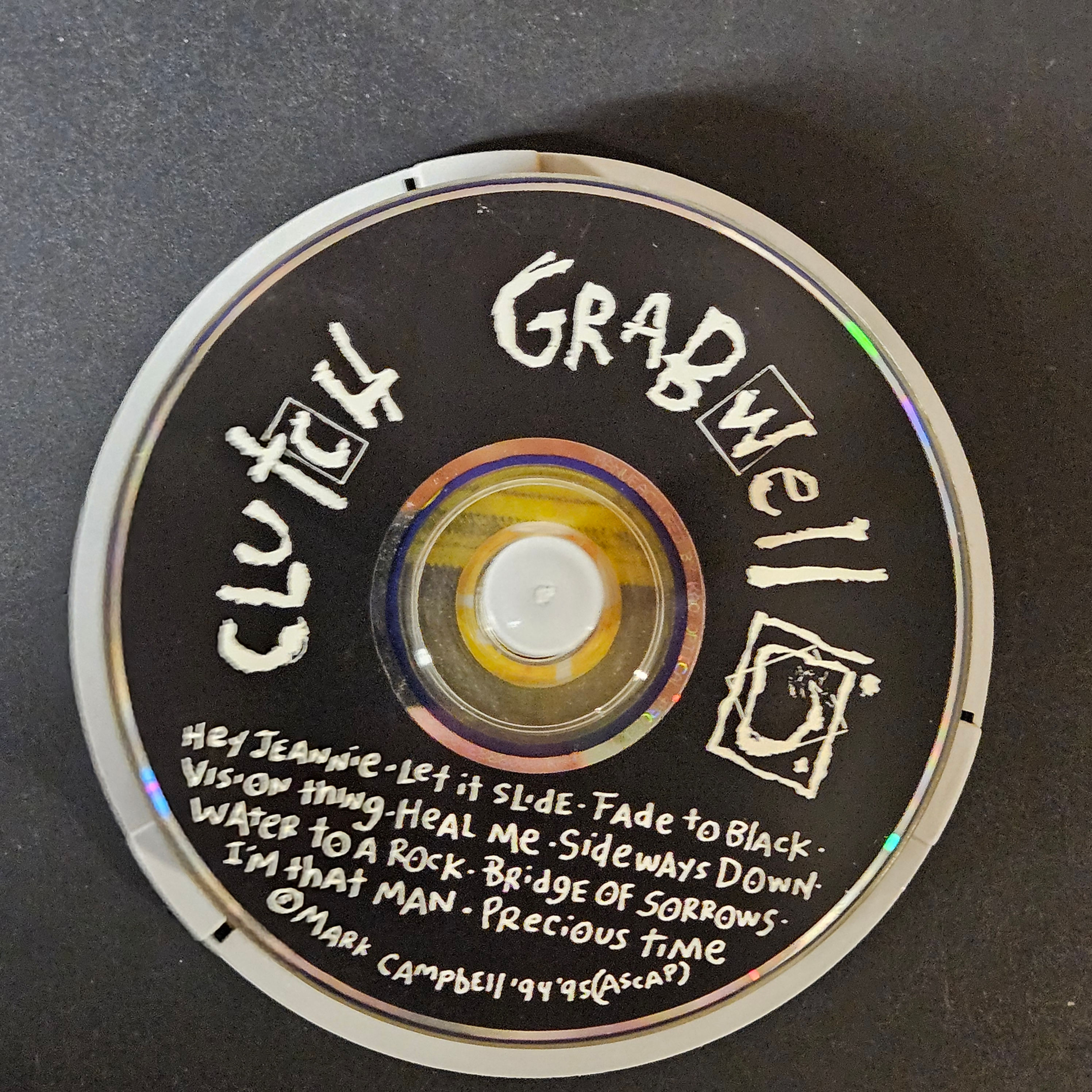 CD - Clutch, Grabwell (1995) OOP Out of Print - No Case