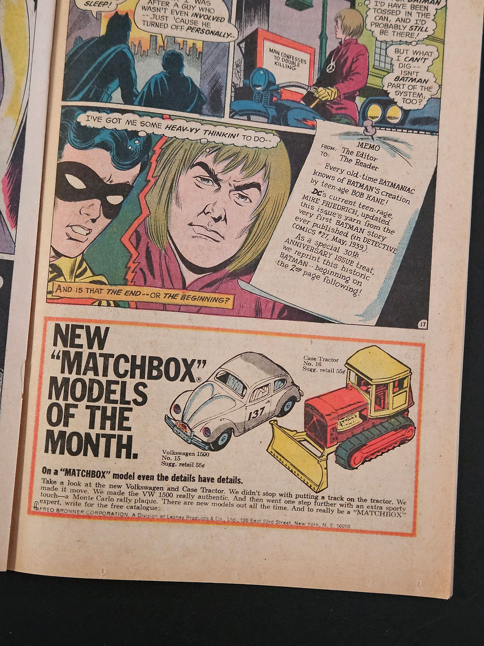 Thumbnail: 1969 Detective Comics #387 Batman 30th Anniversary Cover 12 Cents DC