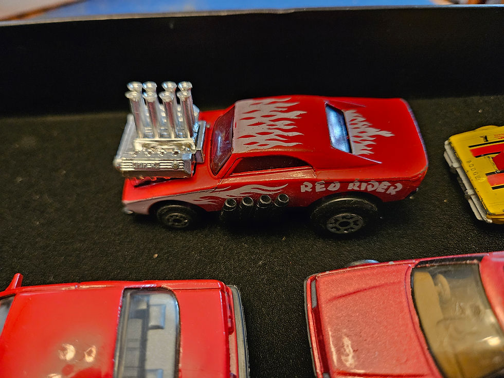 Thumbnail: Matchbox Toy Car Lot of 10 1970s-80s Red Rider, IROC, Gran Fury, S2 Jet