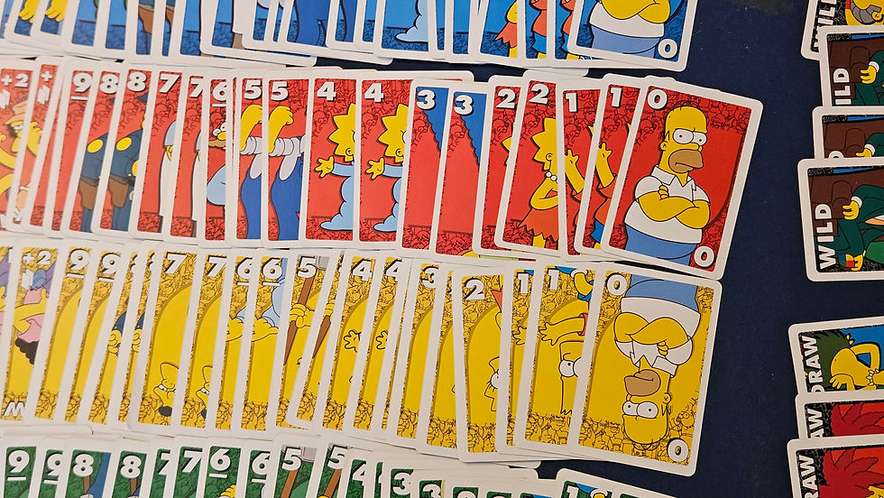 Thumbnail: Uno - The Simpsons Card Game - Mattel In Complete Game Original Tin
