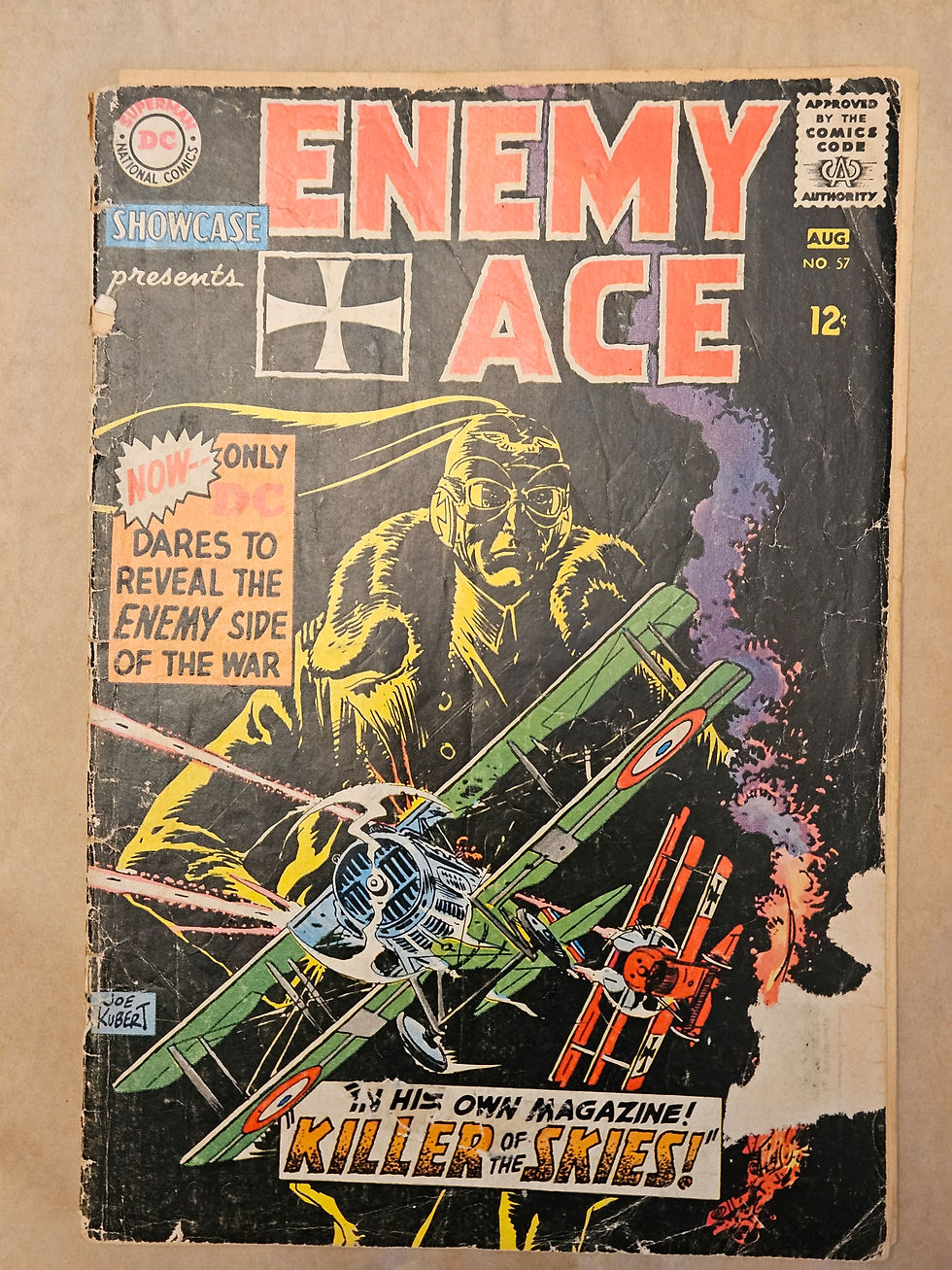 Thumbnail: Enemy Ace #57 August 1966 DC Superman National Comics Showcase Joe Kubert Cover