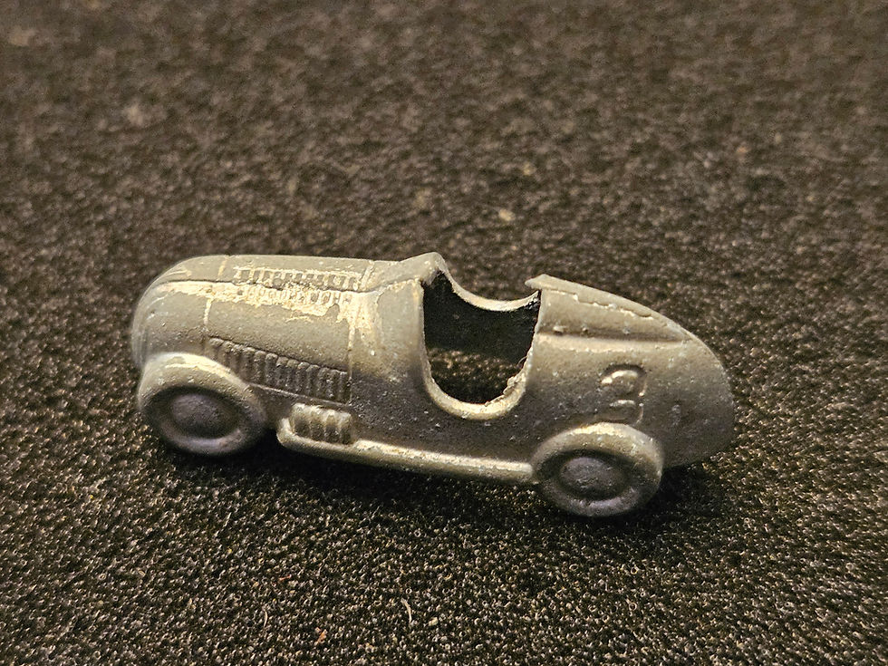 Thumbnail: Monopoly Replacement Pieces -Rare Open Cockpit #3 Race Car