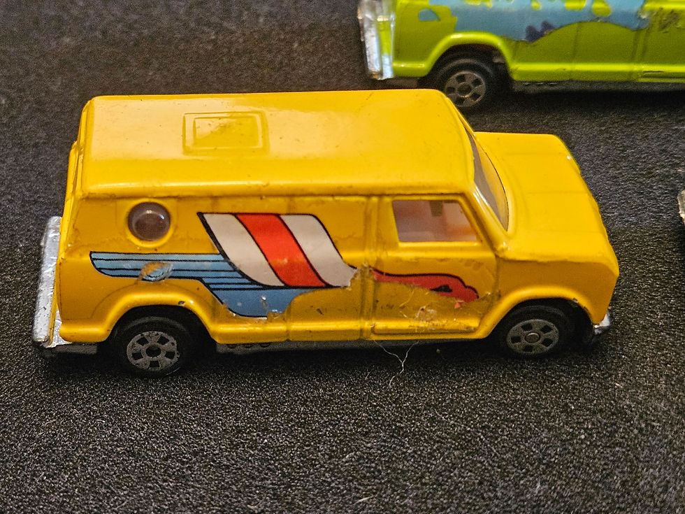 Thumbnail: Soma Super Wheels Toy Car Lot of 3 Ford Econoline Van's 1980s