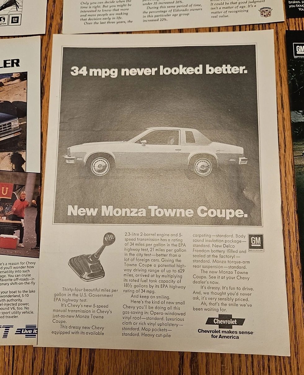 Thumbnail: 50+ Car And Truck Print Ads 1970s-Now GM GMC Chevy Buick Cadillac Chevrolet