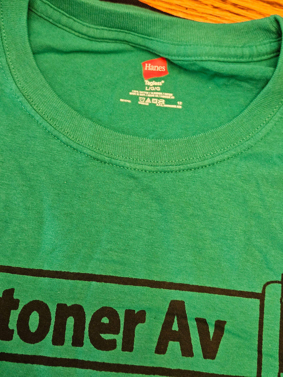 Thumbnail: L - T Shirt - Stoner Ave - Santa Monica California Green L - New