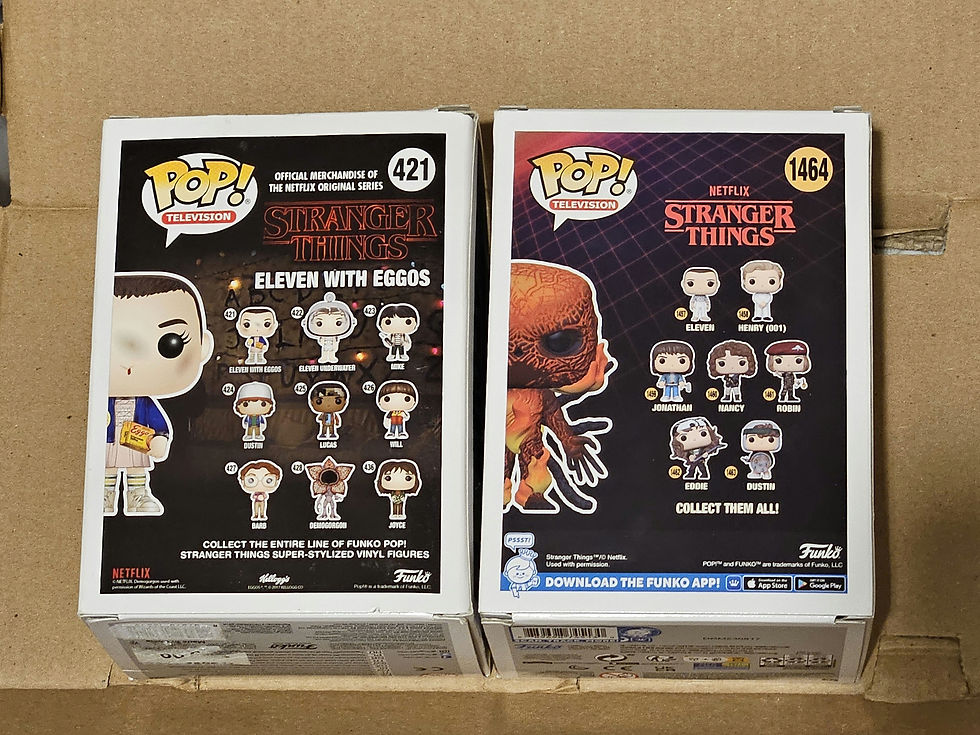 Thumbnail: Pop! (Lot of 2) Stranger Things Eleven (421) and Vecna (1464)