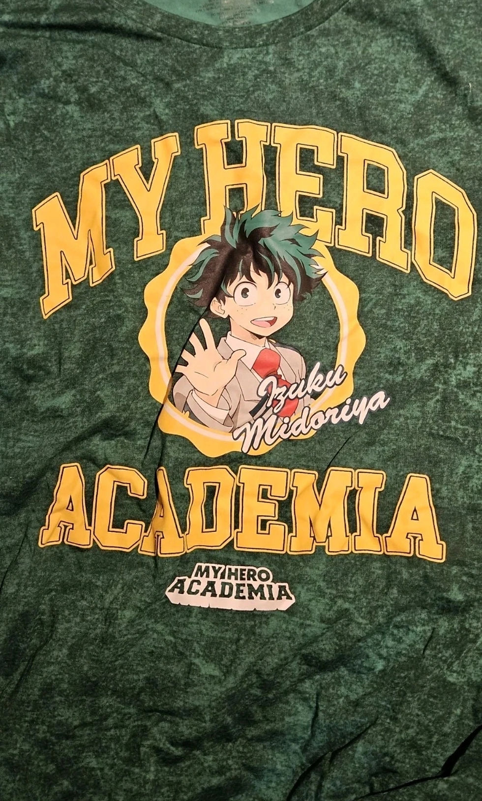 Thumbnail: My Hero Academia Izuku Midoriya Men's Tshirt Size XL Green