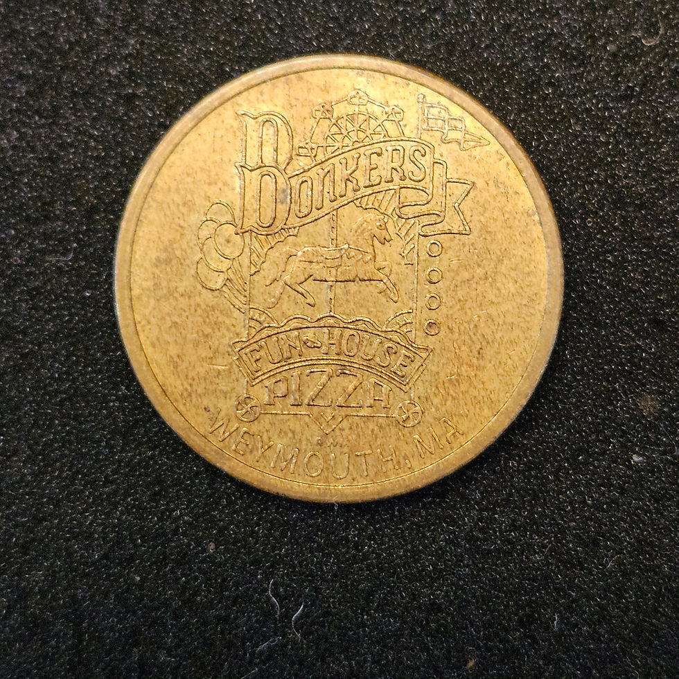Thumbnail: Gaming Token - 1996 Bonkers Funhouse Weymouth Massachusetts Arcade Closed