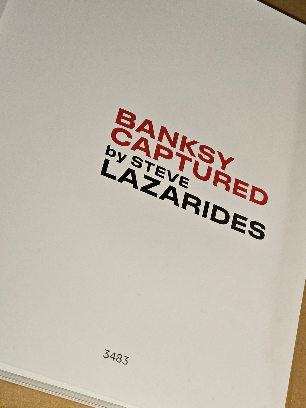 Thumbnail: Banksy Captured by Steve Lazarides First Edition First Printing Serial No: 3483