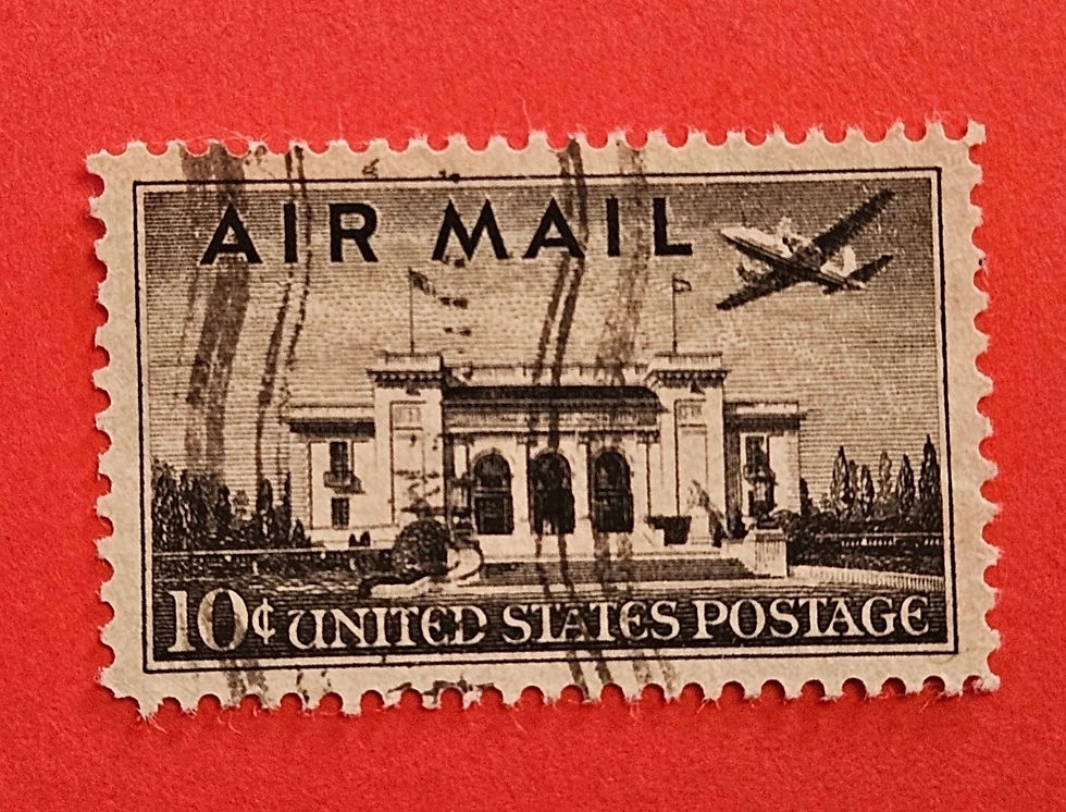 Thumbnail: United States Airmail Stamp Lot US C32 C33 C34 C35 C36 1946 1947 Mystic Stamp Co