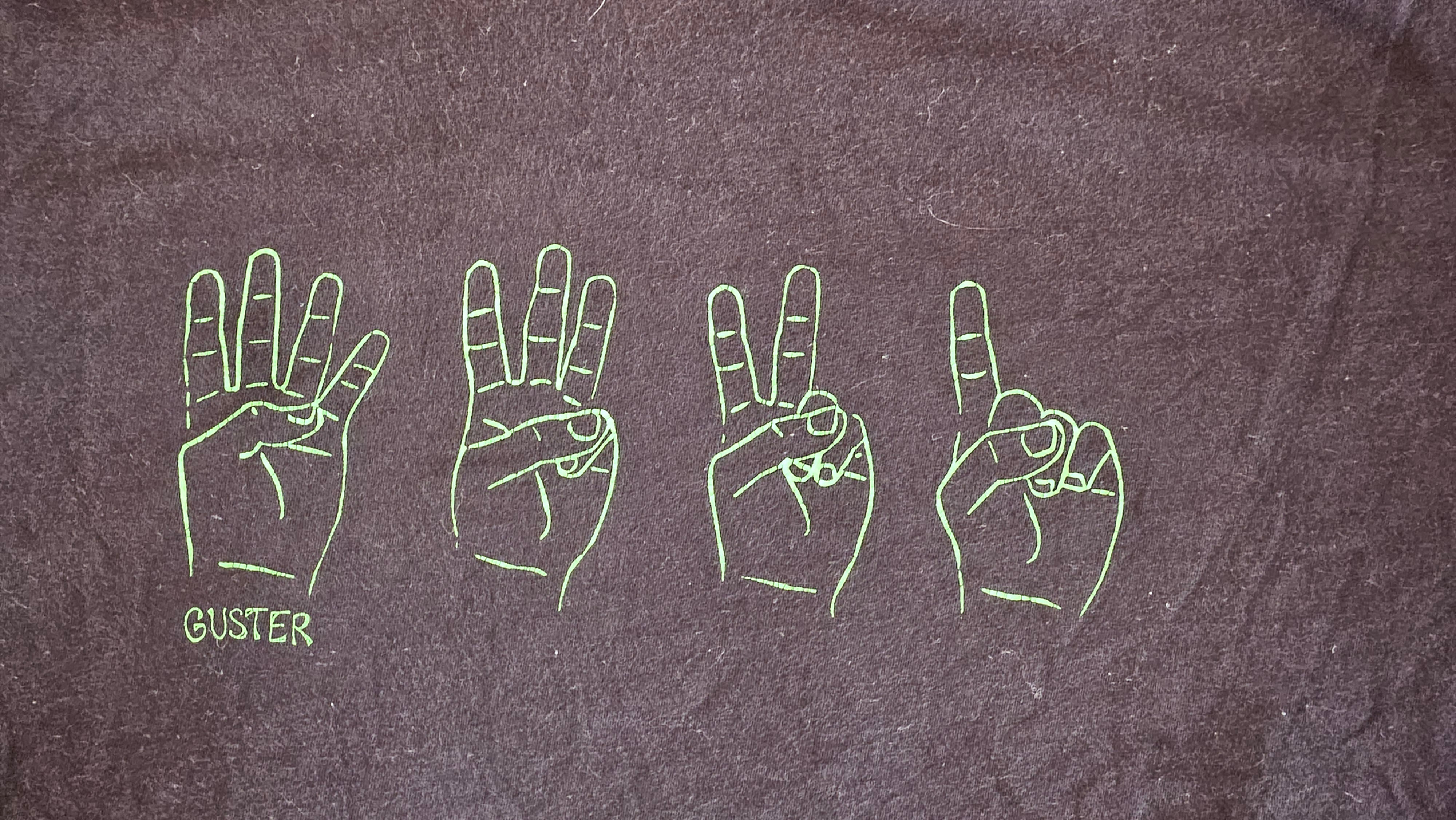 XL -Guster Music T Shirt Hands - Original Band T Shirt