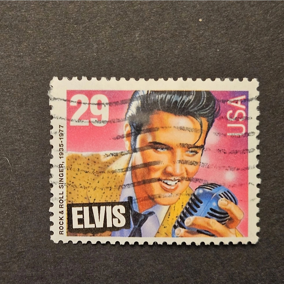 Thumbnail: 1993 Elvis Presley USPS Stamp and Stamp Ballot Lot