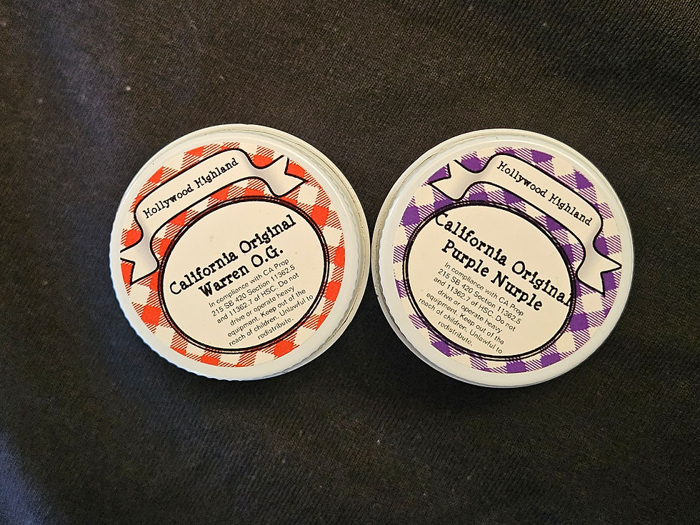 Thumbnail: Hollywood Highland 2 Jar Set - 2 Unique Jam Jars 3Oz each