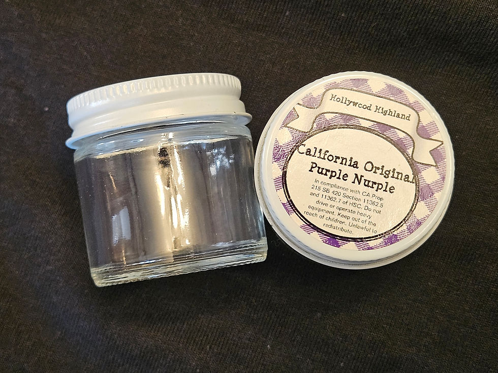 Thumbnail: Hollywood Highland 2 Jar Set - 2 Unique Jam Jars 3Oz each