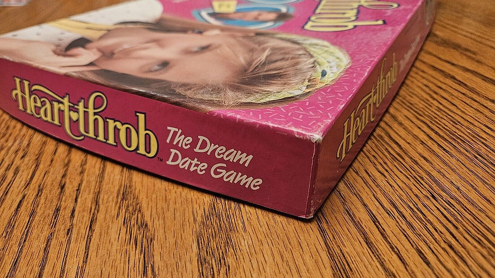 Thumbnail: Vintage 1988 Heart-Throb Board Game Dream Date Milton Bradley USA