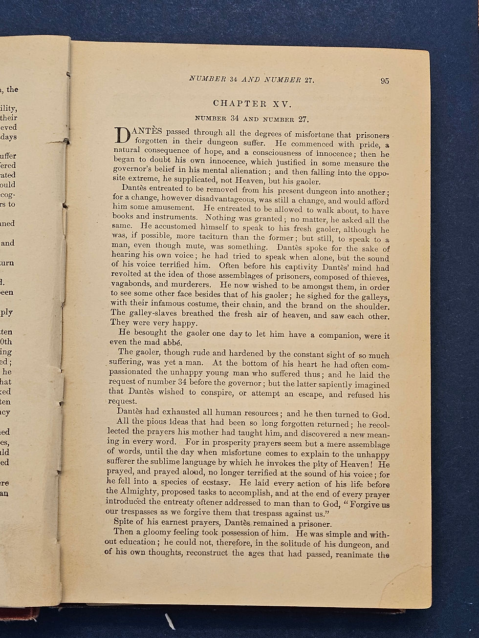 Thumbnail: The Count of Monte Christo; Alexandre Dumas - Original Volume 1 with 1898 date