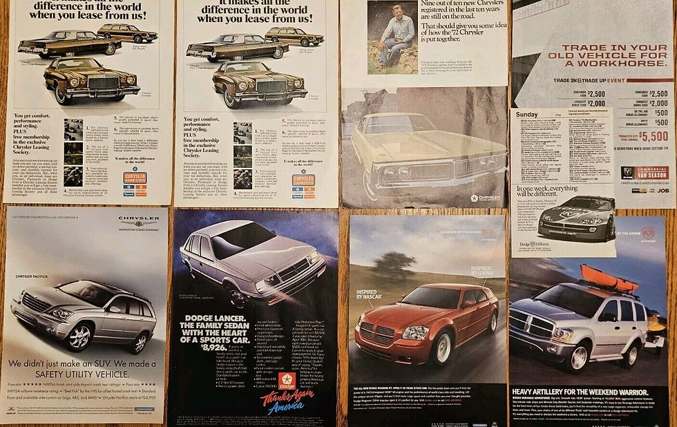 Thumbnail: 70 Chrysler Dodge Jeep Plymouth Car And Truck Print Ads 1970s-Now