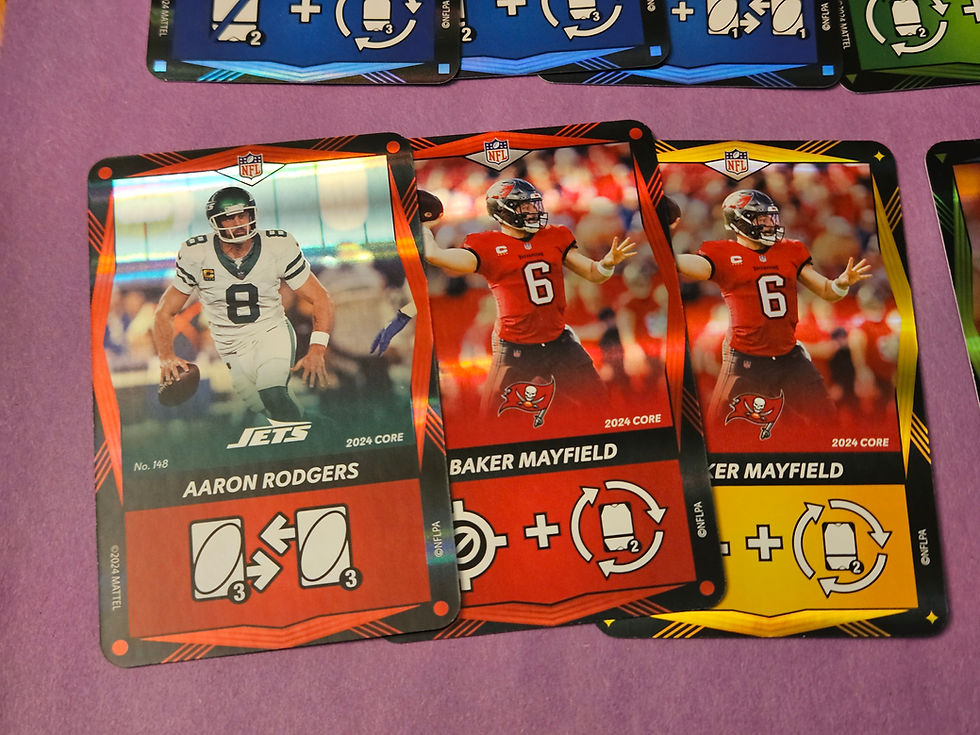 Thumbnail: NFL Uno Elite 2024 Core Foil Cards 001-192 Single Card Listings Pick and Choose
