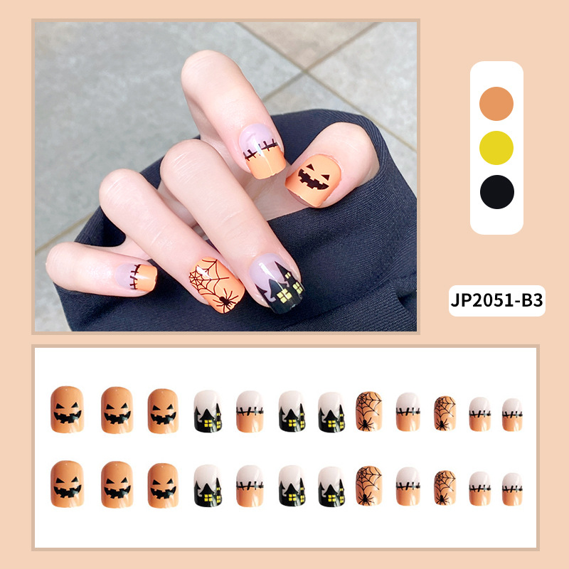 Thumbnail: Super Long Halloween Nail Tips Pressure Nail