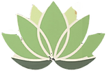 Geometric Lotus Logo with Water Ripple F
